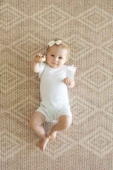 Diamond Jute Kids Padded Play Mat - Family